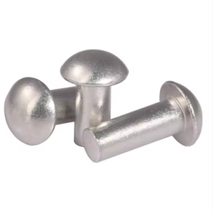 Rivets à tête demi-ronde de haute qualité, rivets en aluminium massif, alliage d'aluminium 5056, grade 11, galvanisés, industriels - Product Image 2