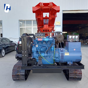 Высококачественная буровая установка для фотоэлектрических солнечных проектов, гусеничный сваебойный станок для солнечных электростанций - Product Image 6