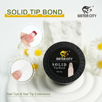 Colle à ongles UV en gel solide non collante et inodore, pour salon, LED, non toxique, longue durée, écologique, DIY, French Designer, super résistante