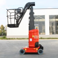Nacelle élévatrice télescopique avec moteur diesel, pièces de nacelle élévatrice électrique, nacelle élévatrice portable pour l'accès aux étagères hautes en entrepôt