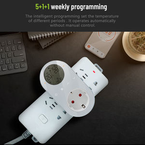 Beca BHT-12-LCD électrique Smart WiFi Programmable sans fil Nest Plug-In <span class=keywords><strong>Thermostat</strong></span> <span class=keywords><strong>pour</strong></span> les pièces de chauffage par le sol à la maison - Product Image 5