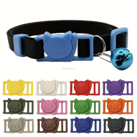 Cat-Head Safety Breakaway Schnalle Tri-Glide Slider Schnallen D Ring Belt Loop Keeper für DIY Cat Collar Zubehör
