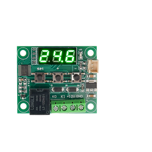 เทอร์โมสตัทดิจิตอล LED ควบคุมอุณหภูมิ เครื่องวัดอุณหภูมิ โมดูลสวิตช์ควบคุมอัจฉริยะ กันน้ำ OEM ODM เครื่องเชื่อมแผงวงจรพิมพ์ - Product Image 1