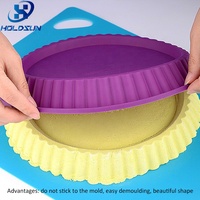 Moule à gâteau rond en silicone de qualité alimentaire Moule à tarte pomme, fraise, chocolat et citron