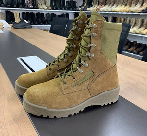 Bottes de chasse en daim personnalisées TSB21 Coyote Brown Khaki, couleur camouflage vert sport, Coyote en option - Product Image 2