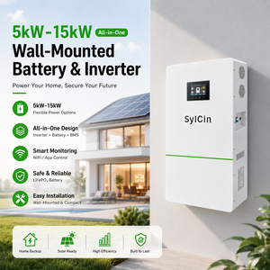 ระบบจัดเก็บพลังงานภายในบ้านแบบติดผนังออลอินวัน 5kW-15kW |   แบตเตอรี่ลิเธียมไฮบริดกริด ป้องกันน้ำและฝุ่นระดับ IP65 รองรับ CAN 10 กิโลวัตต์ชั่วโมง - Product Image 2