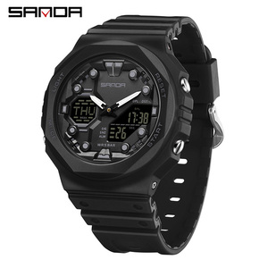 Reloj Deportivo Digital Multifuncional Sanda 6200 con Doble Pantalla, Resistente al Agua y con Función de Cuenta Regresiva - Product Image 2
