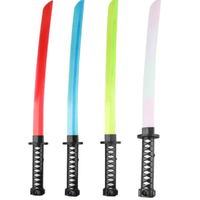 Sabre Laser Samouraï Épée Multi Couleur Flash Épée Petit Garçon Fille En Gros Led Clignotant Épée pour Fête Cosplay