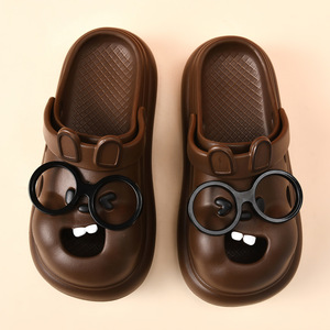 Lindas sandalias Crocs para mujer con suela gruesa que aumentan la altura, transpirables, para exteriores, antideslizantes, cómodas, informales, con dibujos animados, para la playa - Product Image 4
