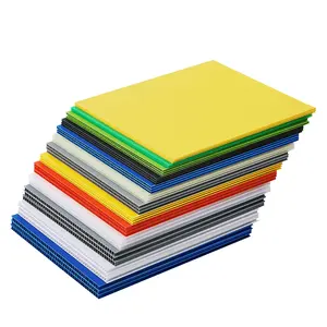 China Factory Wholesale Corflute Board Pp Plastic Corrugated Sheet