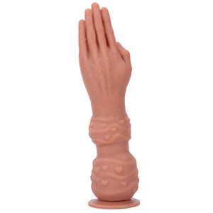 Lange Hand Verticale Vingers Gevormde Siliconen Dildo Vuist Anale Butt Plug Seksspeeltjes <span class=keywords><strong>Magic</strong></span> Hand Fisting Dildo Voor <span class=keywords><strong>Man</strong></span> Seksspeeltjes - Product Image 2