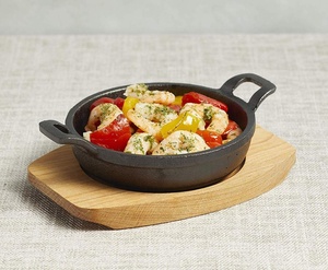 Padella da Cucina a Doppio Manico Pretrattata in Ghisa Rotonda e Ovale a Prezzo di Fabbrica - Product Image 3
