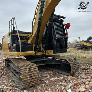 Excavatrice sur chenilles d'occasion CAT 320E, marque américaine d'origine, 20 tonnes, taille moyenne, excavatrice sur chenilles d'occasion - Product Image 6