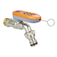 TMOK Nuevo Grifo de Agua Exterior de Latón DN15 de 1/2 Pulgada con Cerradura Combinada sin Llave y Código PIN