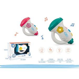 Jouet éducatif très vendu, trompette en plastique en forme de guitare avec lumière et son pour l'apprentissage précoce et l'exploration musicale - Product Image 6