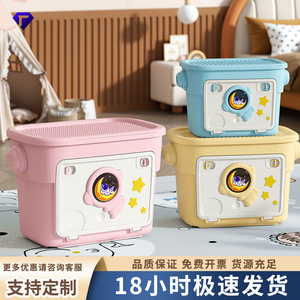 Childrens Astronaut <b>Storage</b> Box Rectangle Thickened Cartoon Toy Organizer For Kids Bedroom - Product Image 5