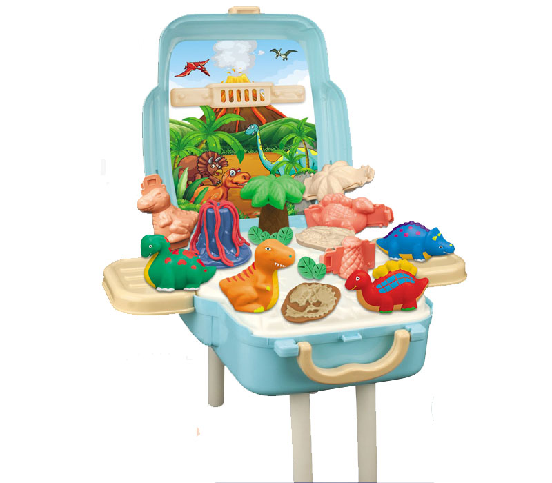 Лидер продаж, набор нетоксичной глины для моделирования «сделай сам», 3 в 1, рюкзак, волшебное тесто, Детский Набор для игры в тесто для детей