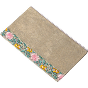 Guanlan Embroidered Tea Mat 40x60cm Washable Chinese Style <b>Table</b> <b>Runner</b> For Tea Ceremony - Product Image 5