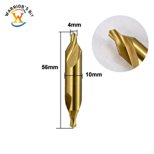 <span class=keywords><strong>Broca</strong></span> <span class=keywords><strong>de</strong></span> Centrado HSS Warrior's Bit, Ángulo <span class=keywords><strong>de</strong></span> 60 Grados, Alta Velocidad, Precisión, Recubrimiento <span class=keywords><strong>de</strong></span> Titanio, Vástago Redondo para Perforación <span class=keywords><strong>de</strong></span> Metal CNC - Product Image 3
