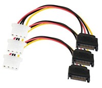 Adaptador de Cable de Alimentación SATA a 4 Pines Yangtse CJY581, Conector Macho de 15 Pines a Hembra Molex LP4 para Disco Duro IDE y Unidad Óptica