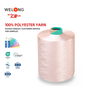 Welong Chất Lượng Cao <span class=keywords><strong>Polyester</strong></span> <span class=keywords><strong>Dty</strong></span> <span class=keywords><strong>200D</strong></span> <span class=keywords><strong>72F</strong></span> Dope Nhuộm Sợi Anh 100% <span class=keywords><strong>Polyester</strong></span> Sợi Cho Dệt Kim - Product Image 4