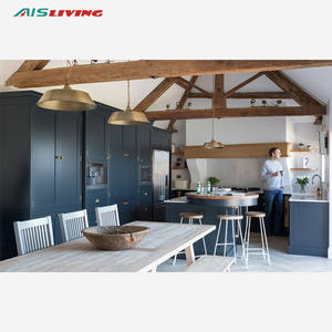 Fabricants chinois, prix d'usine, Designs modernes complets, Pvc/laque, meubles d'île de cuisine, Shaker, ensemble d'armoires de cuisine - Product Image 2