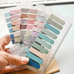 แผ่นกั้นเอกสารแบบมีกาวในตัว 200 แผ่น สีสันสดใส หลายสี สำหรับทำเครื่องหมายเอกสารในสำนักงาน/มหาวิทยาลัย - Product Image 2