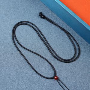 Cordão de Colar Ajustável Elástico Fino Colorido com Pingente de Conta Vermelha para Colares DIY de Jade e Cinábrio - Product Image 2