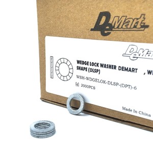 Acier DIN25201 de haute qualité avec revêtement en paillettes de zinc <span class=keywords><strong>Demart</strong></span> Rondelle autobloquante à double empilage DL8 10 12SP Rondelle de blocage - Product Image 5