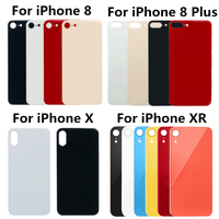 Coque arrière en verre pour batterie de haute qualité Compatible avec iphone 6s 7 8 Plus X Xr Xs 11 Pro 12 13 Pro Max remplacer la coque arrière