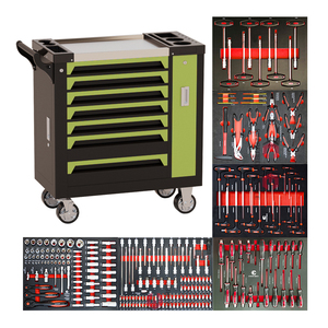 <span class=keywords><strong>Chariot</strong></span> à outils métallique à 7 tiroirs pour atelier et garage avec poignée - Product Image 1