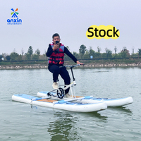 Bateau à pédales gonflable populaire pour une, deux ou trois personnes, vélo aquatique avec matériau PVC à double paroi, en vente