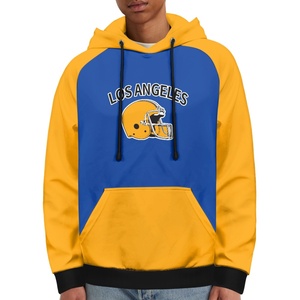 Logo de l'équipe de football de Philadelphie impression sweats à capuche raglan pour hommes impression à la demande logo aigle de mer sweat à capuche ample OEM - Product Image 4