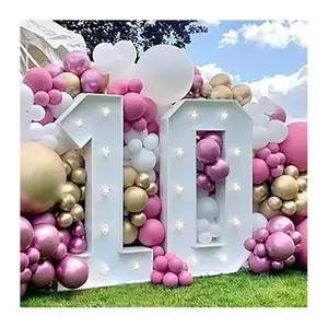 2023 RGB Changing Color Led Letter Sign 3ft/4ft Marquee Letters Giant Light Up Letters Wedding Decoration
