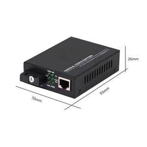 Convertisseur de média fibre optique Gigabit SC RJ45 20KM de haute qualité 10/100M Netlink, émetteur-récepteur fibre optique - Product Image 6