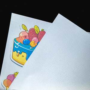 Papier autocollant texturé en lin mat imprimable par jet d'encre FX, format A4, feuille de papier vierge beige, étiquette artisanale pour imprimante laser et jet d'encre - Product Image 5