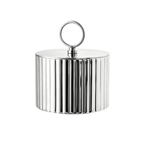 Silver Patterned <b>Spice</b> <b>Jar</b> 304 Stainless Steel Airtight With Lid And Spoon Kitchen Salt Sugar Set M Size - Product Image 2