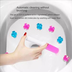 Mayorista Desechable Limpiador <span class=keywords><strong>de</strong></span> Inodoro Treasure Clean Gel Desodorante Limpiador <span class=keywords><strong>de</strong></span> Inodoro en Forma <span class=keywords><strong>de</strong></span> Flor - Product Image 4