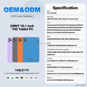 Tableta OEM de 10 Pulgadas con Wifi 5G, 16 GB, 128 GB, para Juegos, Educación y Negocios, Tableta Android con Lápiz y Teclado - Product Image 3