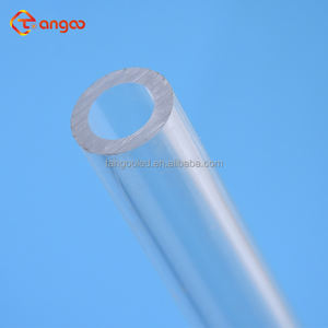 Tubos de tubo de luz acrílica de alta transparencia, de 20mm Pmma tubos gruesos, fábrica de extrusión de plástico de China, molde de fabricación de cubierta de luz Led - Product Image 3