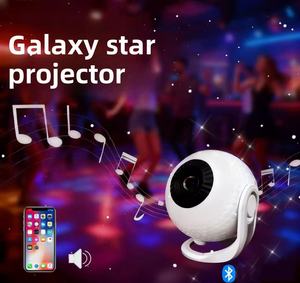 Upgraded Star <b>Projector</b> <b>Light</b> LED Night <b>Light</b> with Speaker Music Box Mode ABS Plug-in Modern for Bedroom Ceiling Home Decor - Product Image 2