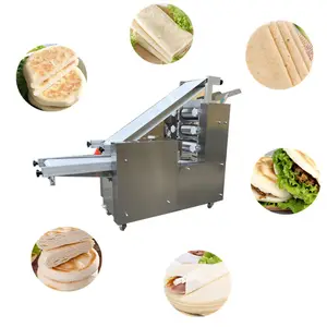 Customized services steel chapati machine pita bread dough roller chapati make machine singapore