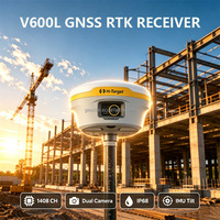 Récepteur laser RTK intelligent avec mesure de distance laser par visée visuelle et navigation IMU pour la construction numérique