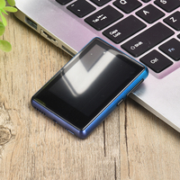 Mini lecteur MP3 Portable avec haut-parleur intégré, pour enregistrement, lecture vidéo, FM, bluetooth, musique, vidéo, E-book