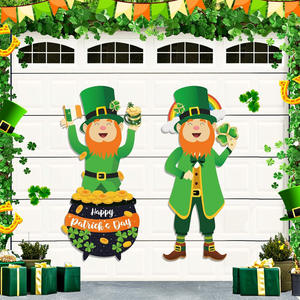 Adorno Magnético para Refrigerador con Diseño de Duende del Día de San Patricio, Trébol Irlandés de Poliresina, Elegante Decoración para Puerta de Garaje para Fiestas - Product Image 5