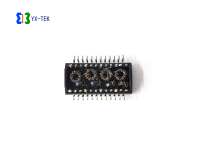 Transformateur réseau SMD YX-4802G pour routeurs, commutateurs, cartes réseau 100/1000 BASE-T, température de fonctionnement -40°C à +85°C, tolérance