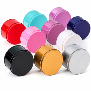 Custom Logo Empty <strong>Tin</strong> Cans Cookies Packaging Metal Box Seamless Lids Food Storage Round Metal <strong>Tins</strong> Box Snack Candy <strong>Tins</strong> - Product Image 2