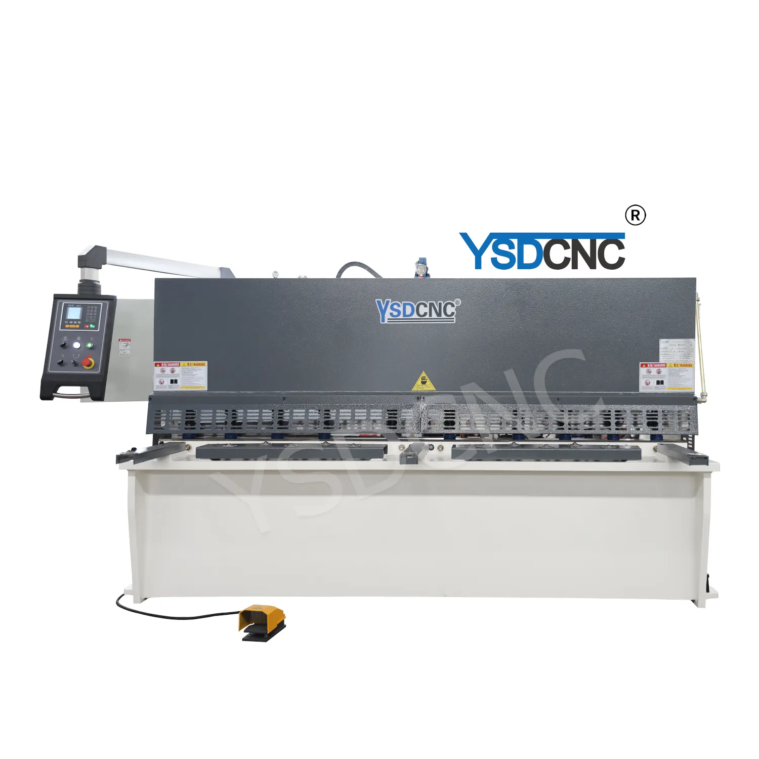 מכונת גזירה הידראולית YSDCNC צלחות חלוקה מ-1 מ""מ עד 25 מ""מ פלדה רכה עם מחיר תחרותי