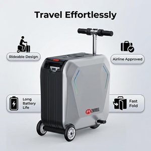 ZSJ1 suitcase – rideable mobility + <b>TSA</b> <b>lock</b>, a dual upgrade in intelligence and security. - Product Image 3