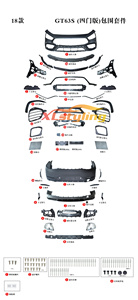 XLstyling Car Conversion Facelift GT63S Kit de carrosserie de pare-chocs avant arrière pour Mercedes-Benz <span class=keywords><strong>GT</strong></span> W290 18-21 Upgrade BodyKit - Product Image 3